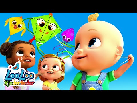 Komm, wir lassen einen Drachen steigen! | Fröhliche Musik für Kinder | LooLoo Kinderlieder