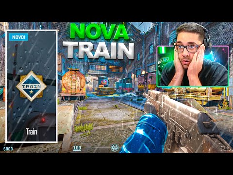 CS 2 o quê é ISSO? A TRAIN MUDOU TUDO... Primeira GAMEPLAY (fps caiu?)