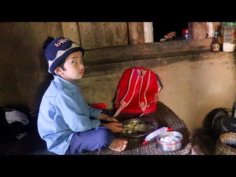 Nepali village lunch cooking recipe || village cooking || Nepali village Kitchen ||