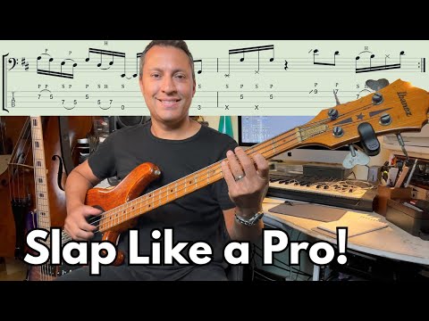 Challenge Yourself With This Slap Bass Groove...