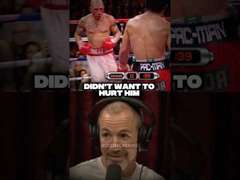 Manny Pacquiao didn't want to knock out Miguel Cotto