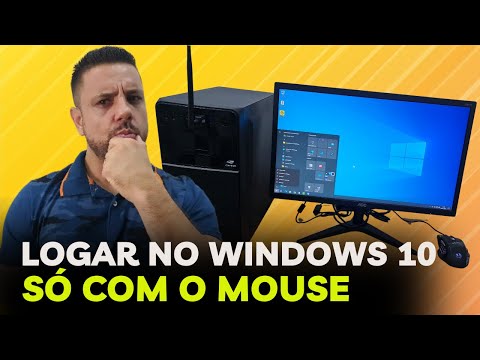 TECLADO Não Funciona No COMPUTADOR? Como Fazer LOGIN No Windows 10 Usando Apenas O Mouse