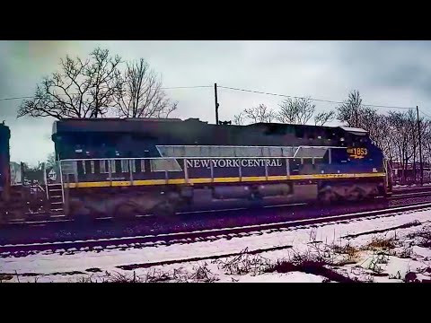 New York Central Heritage Unit! CN Tanker Train w Ex Citirail Unit! CP Train DPU Alright + Much More