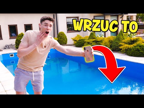 WRZUĆ DO BASENU to co TRZYMASZ W RĘKACH *telefon* / Palion