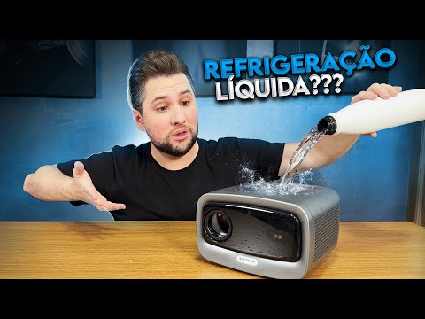 Blitzwolf V9 - Projetor com REFRIGERAÇÃO À AGUA me SURPREENDEU!!!