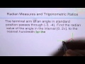 Calculating Principal Angles and Radians