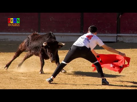 Capea Cumpleaños Jesus Calduch - Juan Faet, La Vall d'Uixo Castellon Toros Fran Gomez Bous Al Carrer