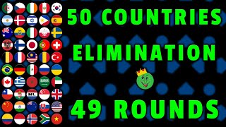 50 Countries Elimination Marble Race