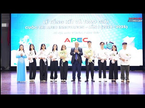 Lễ trao giải cuộc thi Ý tưởng khởi nghiệp sáng tạo sinh viên - APEC Innovation lần thứ nhất 2025.