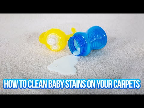 How to clean baby stains on your carpets
