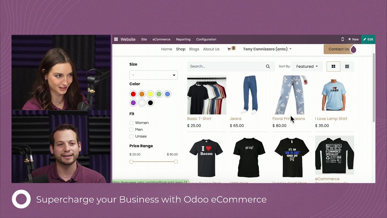 Supercharge your Business with Odoo eCommerce | 5/26/2023

Try Odoo online at https://www.odoo.com Join us on May 25th and learn from our experts how you can master your website and ...
