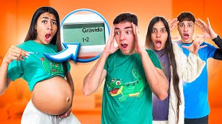 TÔ GRÁVIDA *eles choraram 