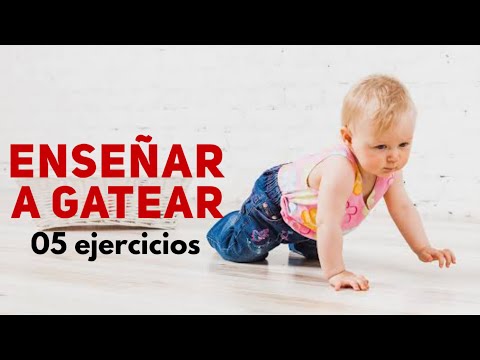 05 Ejercicios para que enseñes a gatear a tu bebé #gateo #gatear #maternidad #bebes #hijos