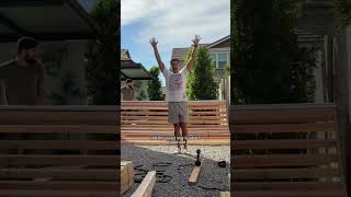 I built a half pipe in my backyard