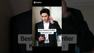 Best action thriller kdrama list 🇰🇷✨️#kdrama #dramalist #dramaland58 #subscribe