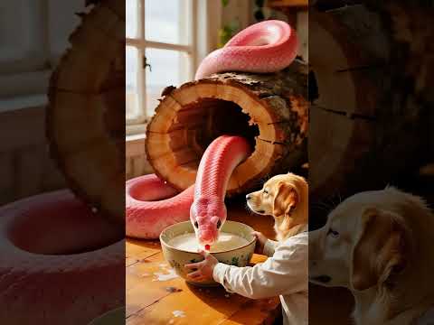 #shorts #dog #puppy #ai #SnakeRevenge #DogVsSnake #DesertStory