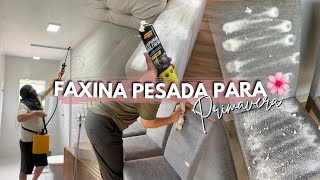 VLOG RENOVANDO E LAVANDO A CASA PARA A PRIMAVERA