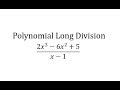 Understanding Long Division of Polynomials