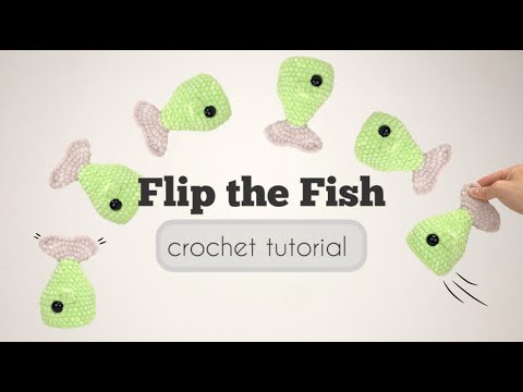 Crochet Plush Flip the Fish Tutorial - NO SEW | Free Amigurumi Pattern