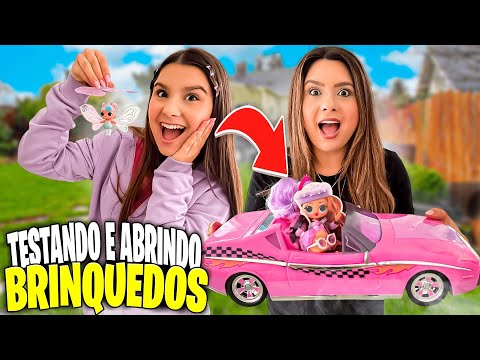REAGINDO E TESTANDO BRINQUEDOS RAROS *mostrei tudo