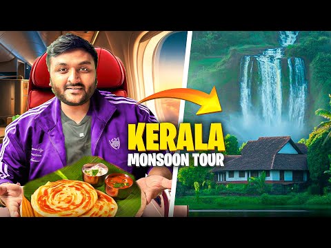 Kerala Extreme Monsoon Tour Begins || Exploring Kerala’s Waterfall || Delicious Local Food & Stay