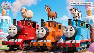 Naik Kereta Tut Tut Tut | Kereta Api dan Hewan Lucu 2 | Lagu Anak Anak