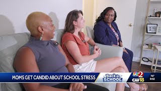 Moms discuss back-to-school challenges and mental health strategies