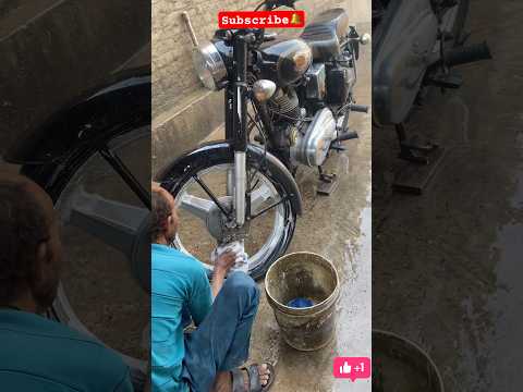 BULLET KA ENGINE BLACK PAINT KARDIYA GALITI SE|Mini-vlog😁|#shorts #youtubeshorts #minivlog #vlog