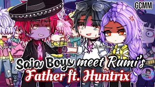 SAJA Boys Meet Rumi's FATHER ft. HUNTRIX | KPOP Demon Hunters | GLMM / GCMM | Gacha Club Mini Movie