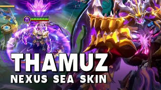 THAMUZ NEXUS SEA 11.11 SKIN GAMEPLAY - Mobile Legends: Bang Bang