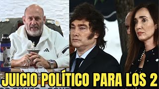 VOY AL CONGRESO PARA ECHAR A PATADAS EN EL 0RTO A MILEI Y VILLARRUEL POR VÍA DEL JUICIO POLÍTICO