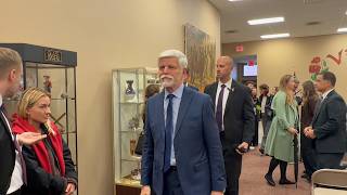 YouTube video thumbnail: City of Wilber Welcomes the Czech Republic President for the First Time