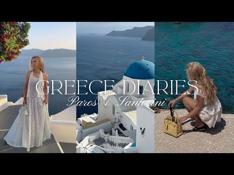 Greece Diaries 🇬🇷 🤍 This Trip Felt Like a Movie… Summer in Santorini & Paros with Andronis