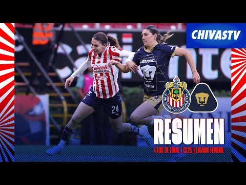 RESUMEN Y GOLES: Chivas vs Pumas | Cuartos de Final Ida Clausura 2025