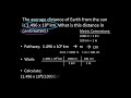 Dimensional Analysis and Unit Conversions