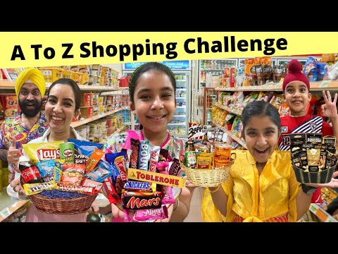 A To Z Shopping Challenge | Ramneek Singh 1313 | RS 1313 VLOGS