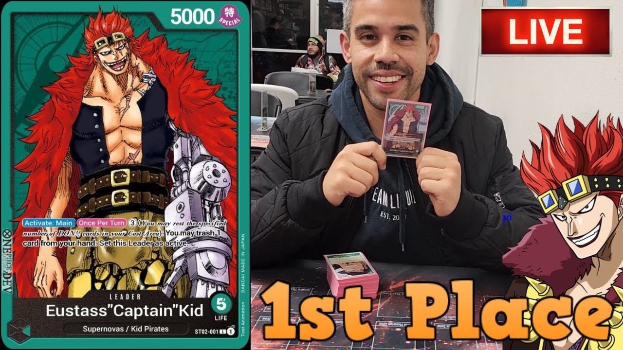 ONE PIECE CARD GAME TOURNAMENT FINALS! (I WON 1ST PLACE LIVE!)