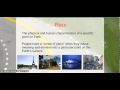 Geographical Concepts and Perspectives