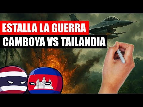 ✅ El CONFLICTO de TAILANDIA y CAMBOYA explicado en 8 minutos | ¿Qué está pasando?