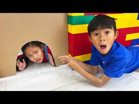 Andrea & Ben Sneaking Cookies into Secret Fort Adventure