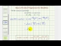 Sum-to-Product Identities in Trigonometry