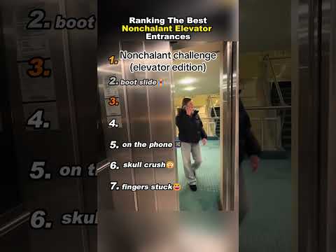 Ranking Nonchalant Elevator Moments 🤣