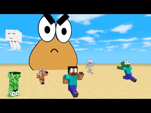 Monster School : POU vs Monsters - Minecraft Animation