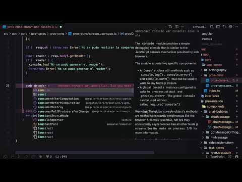 [S6/L06] OpenAI - Ejercicios prácticos y asistentes Angular+Nest: Leer respuesta como Stream