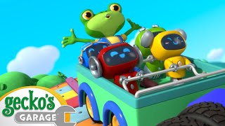 Gecko's Rollercoaster Ride! | Gecko's Garage | Moonbug Kids - Play and Learn