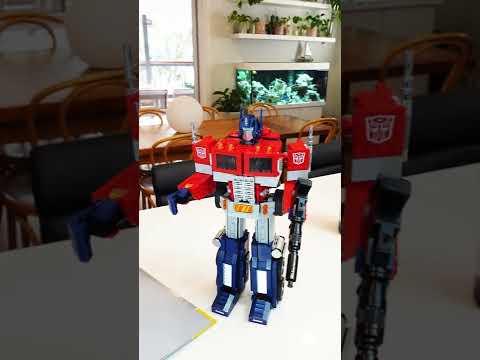 When you finish building a LEGO set but... ?? - LEGO Optimus Prime #shorts