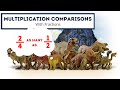 Multiplying Whole Numbers by Fractions
