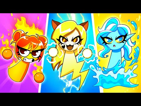 Elemental Girls But In A Sprunki World? Team Hot Vs Cold Challenge by Teen-Z