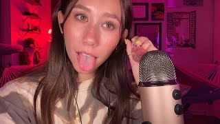 ASMR | Mouth Sounds, Mic Brushing, Gum Chewing, Inaudible Whispers, and Mic Scratching