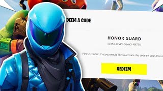 the honor guard skin is finally back in fortnite - skin honor fortnite code